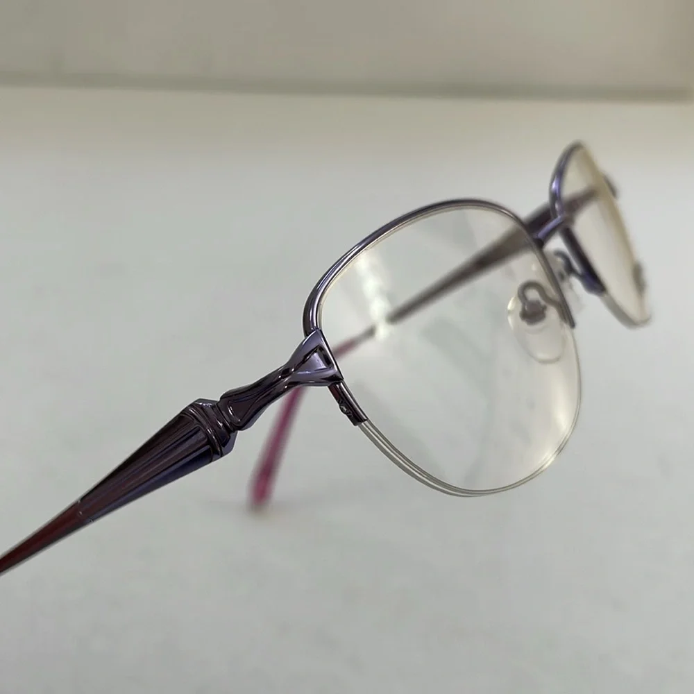 NWT Lido West Tiara Purple Metal Eyeglass Frame